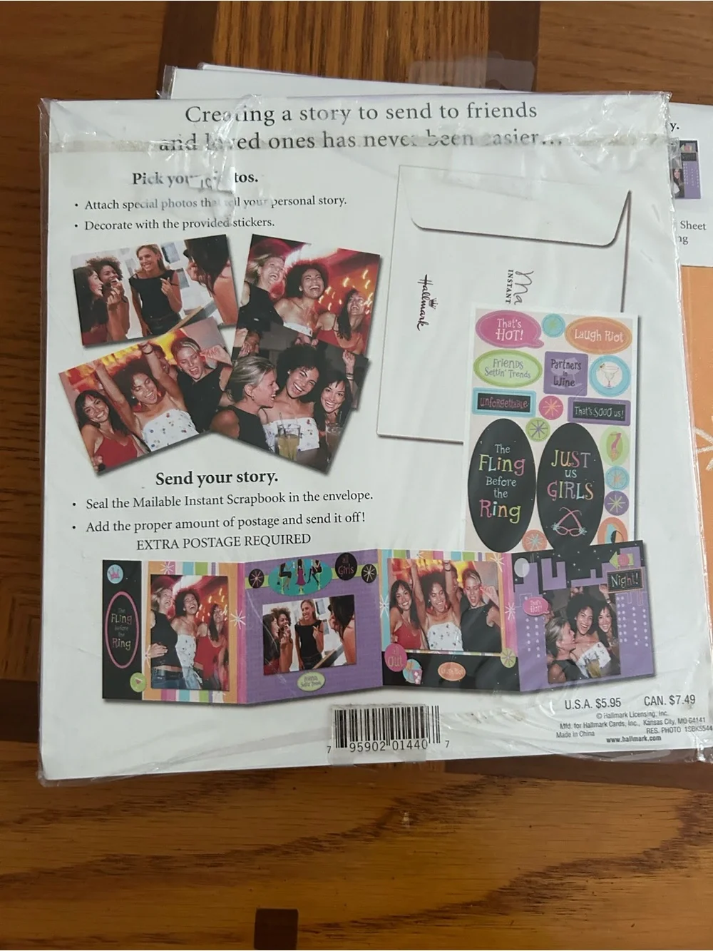 Hallmark Mailable Instant Scrapbook